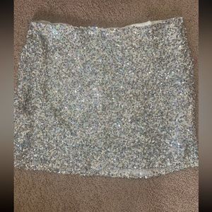 Nasty Gal Sequin Skirt Size 18